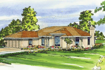 Mediterranean House Plan - Plainview 10297 - Front Exterior