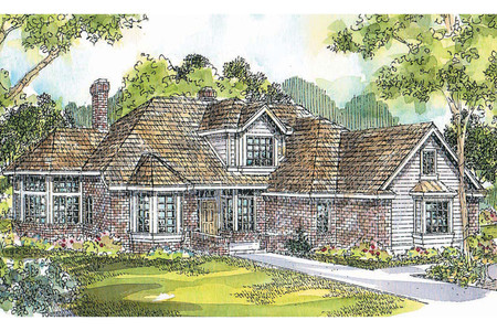 Contemporary House Plan - Blueridge 10475 - Front Exterior