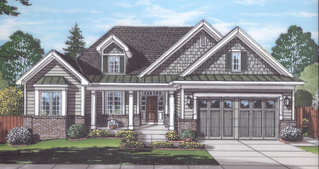 Ranch House Plan - Baldwin 12361 - Front Exterior