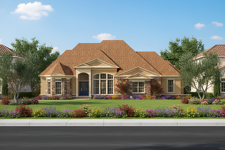 Traditional House Plan - 12367 - Front Exterior