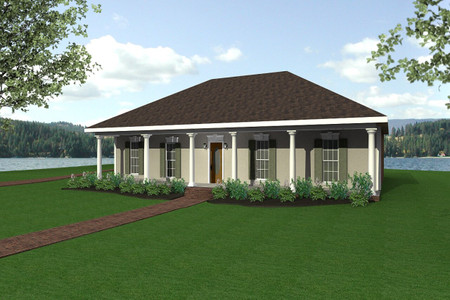 Traditional House Plan - 12837 - Front Exterior