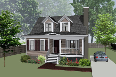 Cottage House Plan - 12875 - Front Exterior