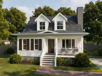 Cottage House Plan - 12875 - Front Exterior