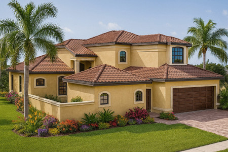 Mediterranean House Plan - Coronado 14909 - Front Exterior