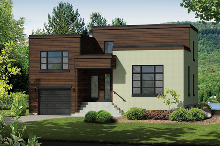 Contemporary House Plan - 15484 - Front Exterior