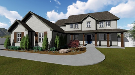 Farmhouse House Plan - Adams 16167 - Front Exterior