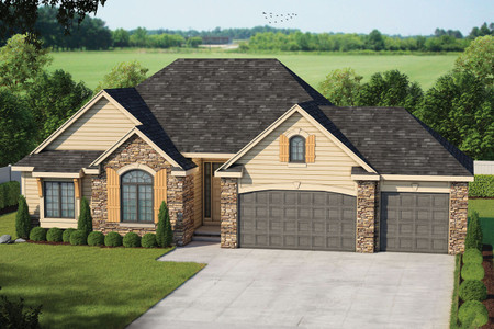 European House Plan - Saffron 16288 - Front Exterior