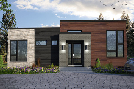 Modern House Plan - Zenia 16974 - Front Exterior