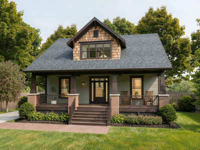 Bungalow House Plan - 17559 - Front Exterior