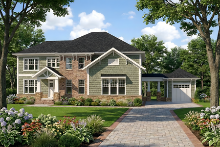 Craftsman House Plan - 17817 - Front Exterior