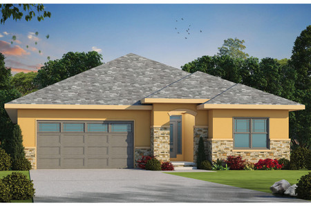 Mediterranean House Plan - Kinsey 18607 - Front Exterior