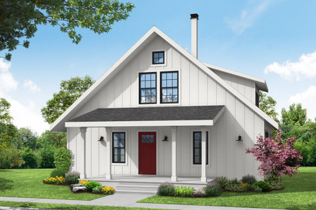 Cottage House Plan - Mosier 19379 - Front Exterior