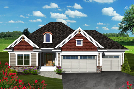 Traditional House Plan - 19498 - Front Exterior