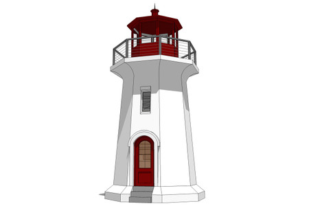 Cape Cod House Plan - Kittee's Lighthouse 19846 - Front Exterior