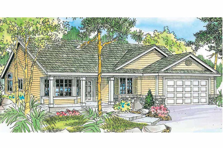 Ranch House Plan - Granbury 20234 - Front Exterior