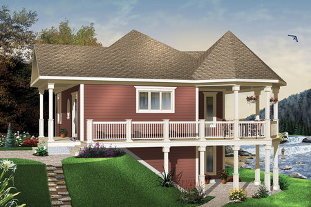 Cottage House Plan - The Trail Seeker 2 20807 - Front Exterior
