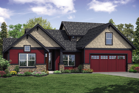 Traditional House Plan - Redwood 21003 - Front Exterior