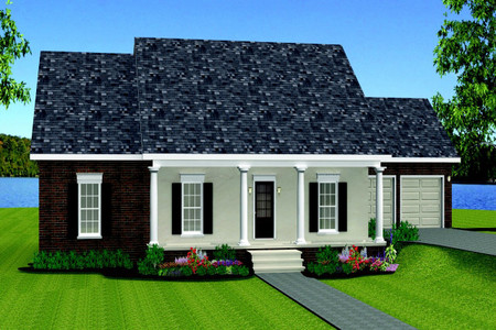 Country House Plan - 21034 - Front Exterior