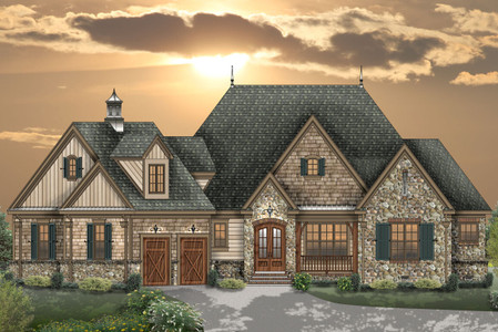 Craftsman House Plan - 21522 - Front Exterior