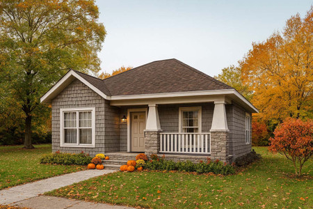 Craftsman House Plan - 22860 - Front Exterior