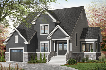 Country House Plan - Stephenson 23104 - Front Exterior