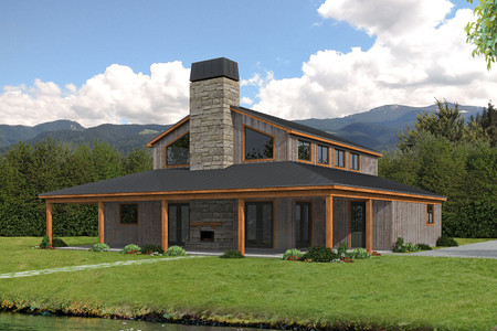 Farmhouse House Plan - River Springs 24370 - Front Exterior