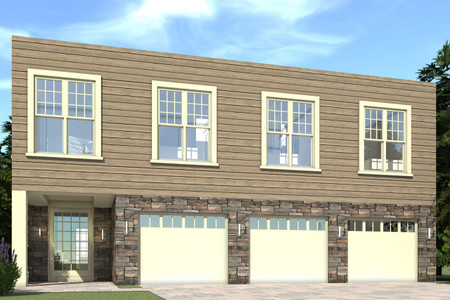 Modern House Plan - Kennesaw 25147 - Front Exterior