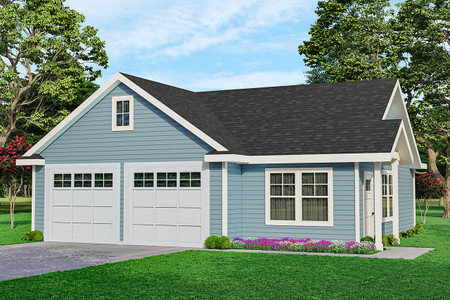 Traditional House Plan - 25604 - Front Exterior