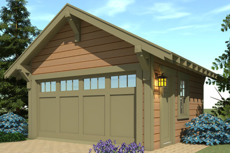 Craftsman House Plan - 25990 - Front Exterior