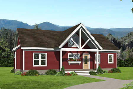 Ranch House Plan - Cooswatee 26676 - Front Exterior