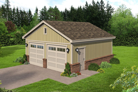 Traditional House Plan - 27563 - Front Exterior