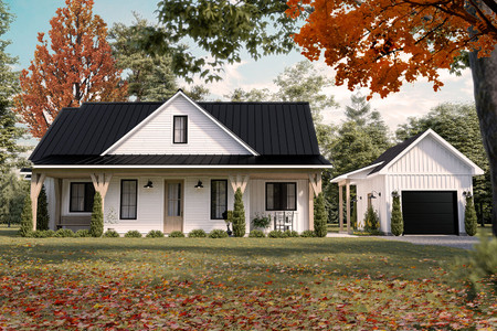 Cottage House Plan - Country Cottage 28441 - Front Exterior