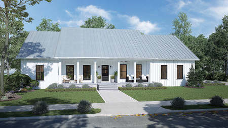 Farmhouse House Plan - 29503 - Front Exterior