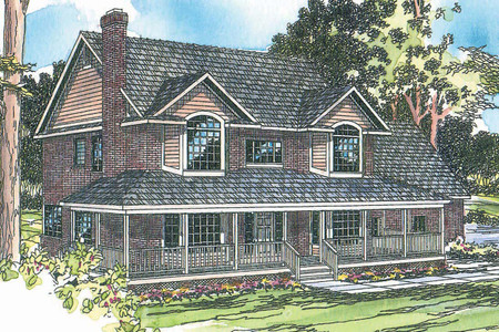 Country House Plan - Cimarron 29561 - Front Exterior