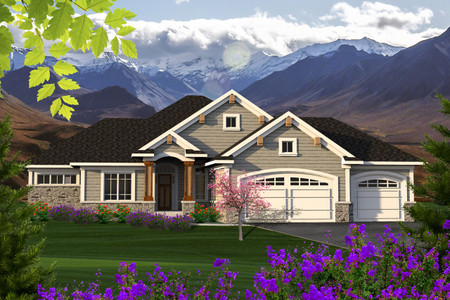 Ranch House Plan - 29767 - Front Exterior