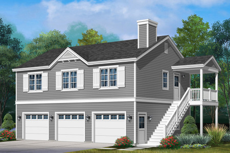 Traditional House Plan - 30096 - Front Exterior