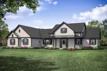 Farmhouse House Plan - Boulderfield 32005 - Front Exterior