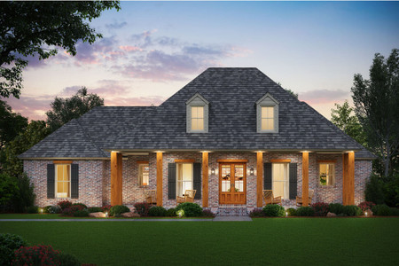 Southern House Plan - Atchafalaya 32189 - Front Exterior