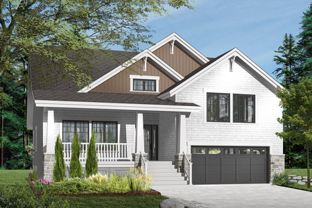 Craftsman House Plan - Briardale 33250 - Front Exterior