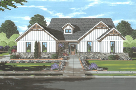 Farmhouse House Plan - Ormonde 33289 - Front Exterior