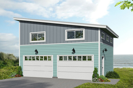Contemporary House Plan - 33463 - Front Exterior