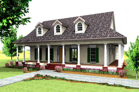 Country House Plan - 33993 - Front Exterior