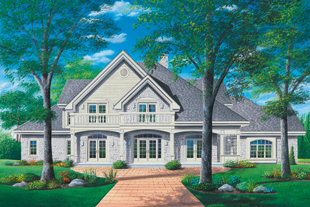 Traditional House Plan - Carmel 34173 - Front Exterior