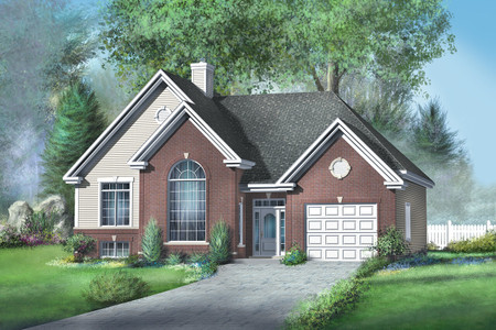 Traditional House Plan - 34702 - Front Exterior