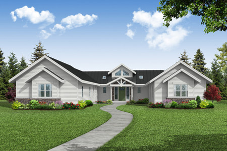 Craftsman House Plan - Umatilla 35075 - Front Exterior