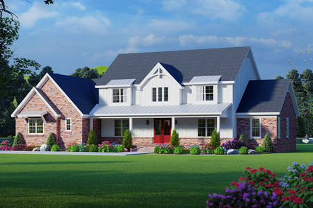 Country House Plan - Dillard Springs 35699 - Front Exterior