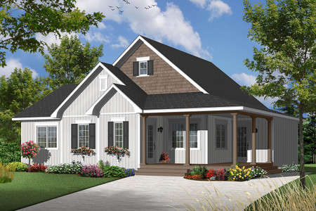 Country House Plan - Galerno 4 35987 - Front Exterior
