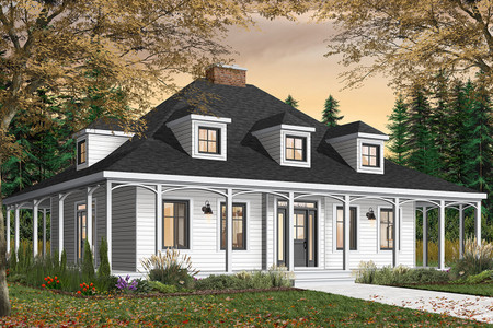 Farmhouse House Plan - 37380 - Front Exterior