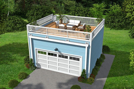 Contemporary House Plan - 37985 - Front Exterior