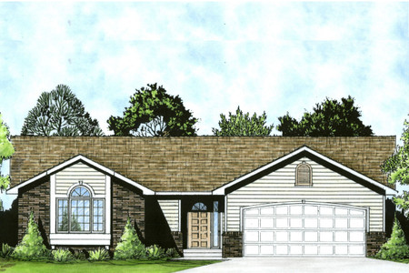 Ranch House Plan - 38345 - Front Exterior